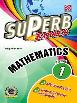 cover image of Superb Express Mathematics Form 1